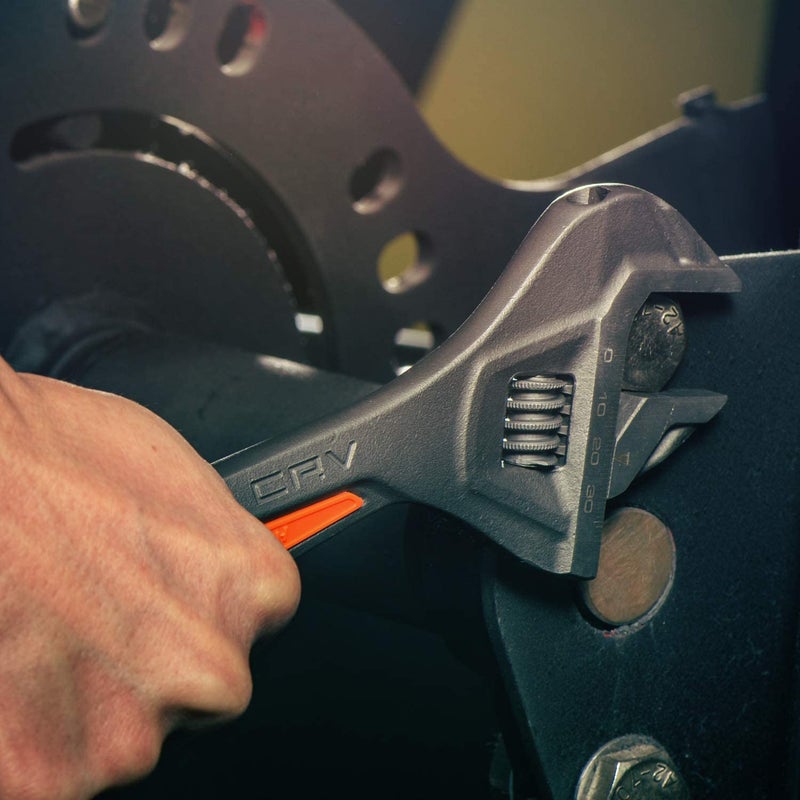 Vanquish 10 Inch Length Adjustable Wrench with 1-1/2 Inch Wide-open Jaw Capacity (3175) - Image 5